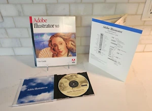 Adobe Illustrator 9.0 Software CD, User Manual & Quick Ref Card for Macintosh - Picture 1 of 2