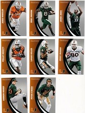 2015 Panini Miami Hurricanes Silver Parallels  - Lot of 10