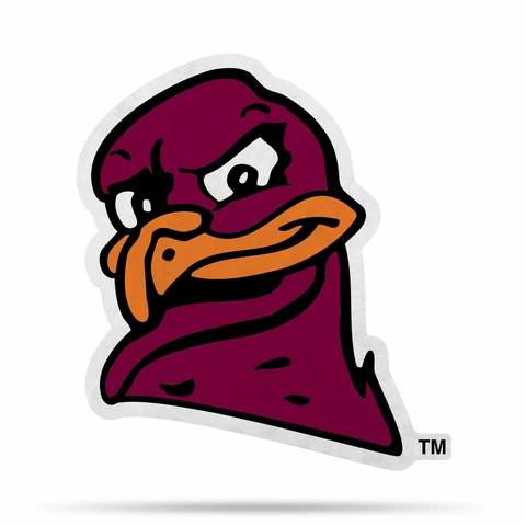 NCAA Virginia Tech Hokies 18" Die-cut Logo Pennant Fan Cave Cover