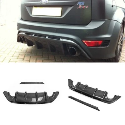 For Ford Focus 2010 MK2 RS Type Rear Diffuser Carbon Fiber - Image 1 of 4