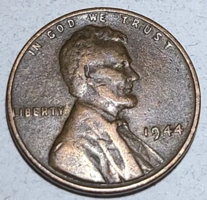 1944 “Rare, Error“ Wheat Penny No Mint Mark - Picture 1 of 9