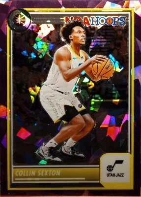 2023-24 Panini Hoops Premium Stock Collin Sexton Purple Cracked Ice /175 SP #131 - Image 1 of 2