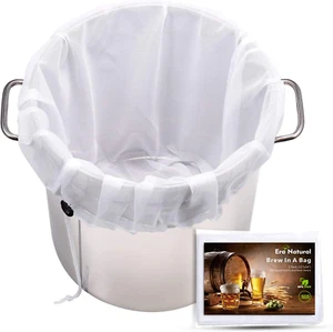Extra Large Brew Bags Reusable, 3 Pack 26"X22" Fine Mesh Strainer Bag for Hom... - Picture 1 of 12