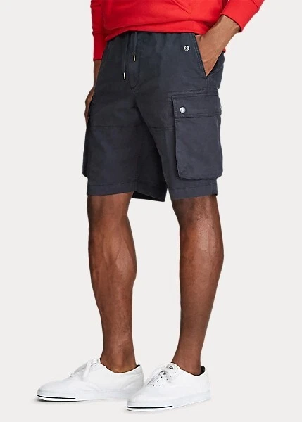 Pantalones Cortos de Carga Chinos Polo Ralph Lauren Para Hombre Talla S Negros Utilitarios Excedentes $125 Foto 1 de 4