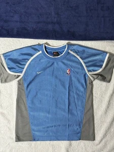 Nike Boys Light Blue NBA Shirt Vintage - Picture 1 of 4