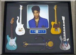 PRINCE Guitar Frame Shadowbox - Picture 1 of 1