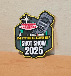 Shot Show 2025 Exclusive Nitecore Vinyl Morale Patch NEW - Picture 1 of 2