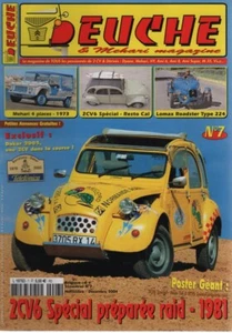 DEUCHE & MEHARI MAGAZIN 7 CITROEN 2CV RAID 2CV LOMAX 224 2CV6 SPECIAL ZWEIMOTORIG - Bild 1 von 2