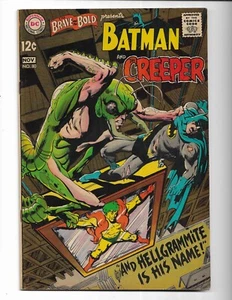 Brave And The Bold 80 1968 DC Comics F- 5.5 Batman Creeper Neal Adams Art - Picture 1 of 2