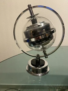 Station Météo Sputnick Huger Baromètre Thermomètre Hydromètre 70’s Space Âge - Photo 1/9