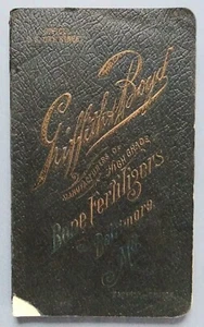 Libro de colección de fertilizantes óseos de alto grado de los fabricantes Griffith & Boyd Co 1902 - Imagen 1 de 7