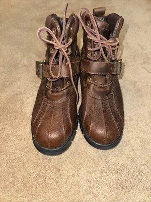 Polo by Ralph Lauren Botas de Fieltro Marrón Talla 8D Foto 1 de 4