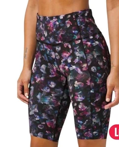 Lululemon Fast Free Short 10" Activate in Floral Multicolor Print - 10 - Picture 1 of 6