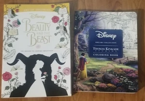 DISNEY KINKADE Dreams Collection & Beauty Beast Art of Coloring - 2 Bücher ERWACHSENE - Bild 1 von 11