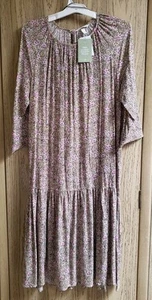 H&M Dress Floral Prairie Cottage Tiered Floral Midi/Maxi Size XS/S Summer Boho - Picture 1 of 10