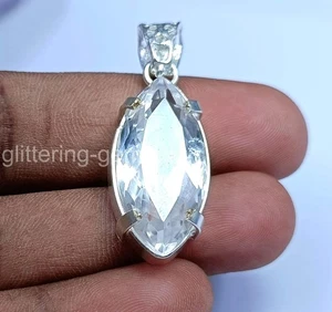 IGL Certified 41.0 Ct Natural Sapphire 925 Silver Pendant Loose Gemstone 5JOU - Picture 1 of 9