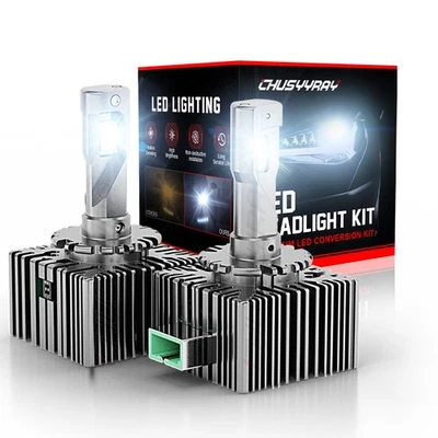 Xenon D1S LED Headlights FOR 07-10 BMW E92 E93 328i 335i M3 Coupe White 6000K 2X - Image 1 of 4