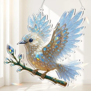 Solymall Spirit Bluebird, Acrylic Solelylife, Olygee Spirit Bluebird Suncatcher, - Picture 1 of 7