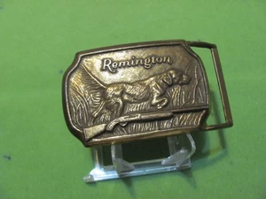 Vintage Remington Gewehre - Jagdhund - Gürtelschnalle. 2" x 3" - Bild 1 von 4
