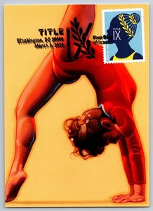 #5670 Title IX Gymnast FDC Maxi Card - Picture 1 of 2