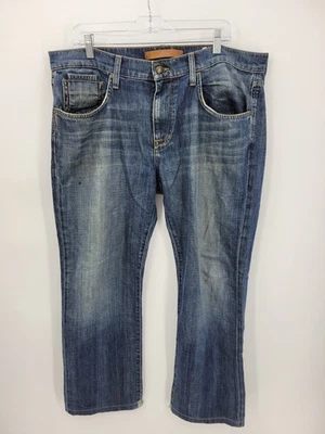 Jeans Joes Para Hombre 38 Calce Clásico Desteñido Lavado Oscuro Pierna Recta Azul Denim Foto 1 de 4