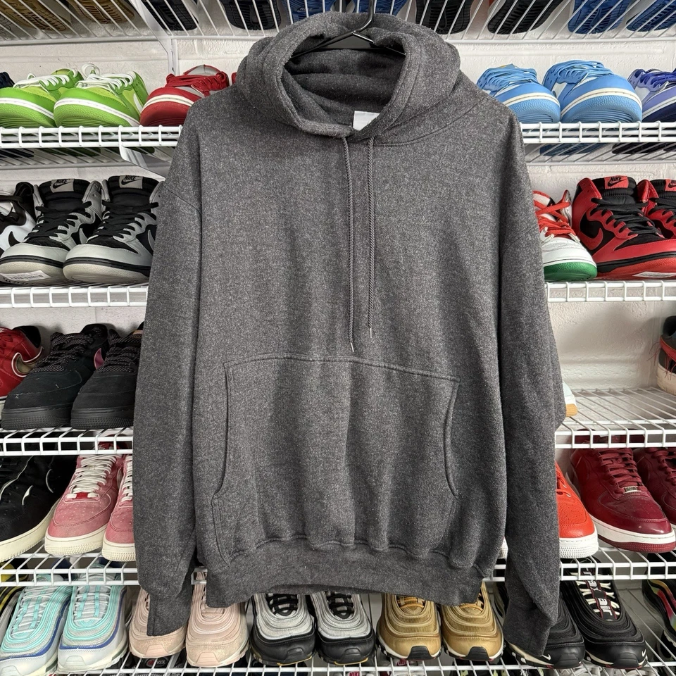 Vintage Franklin Sports Grey Hoodie Sweatshirt Mens Size Large - Image 1 of 4