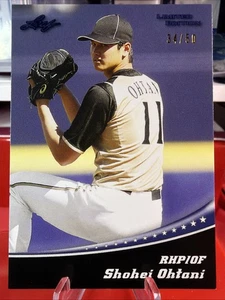2018 SHOHEI OHTANI LEAF "LIMITED EDITION" ROOKIE CARD #LE-01 SP # 34/50 DODGERS - Bild 1 von 6