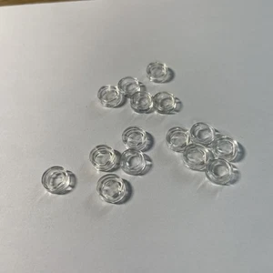 15x Lego Tile Round Fliese Kachel Gehwegplatte rund 98138 1x1 Trans-clear - Picture 1 of 1