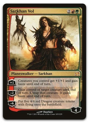 Sarkhan Vol #183 (LP) Modern Masters MMA Magic MTG - Image 1 of 2