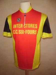 Maillot cylcisme INTER STORES Six Fours marque Sibille Taille M / L - Picture 1 of 3