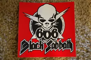Adesivo Black Sabbath Decalcomania vinile 4"" X 4"" (18) - Foto 1 di 1