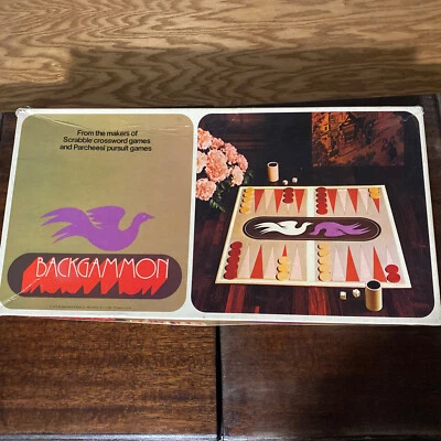 Vintage Backgammon Selchow & Righter 1975 Board Game Complete - Image 1 of 2