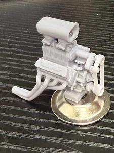 1/16 427 Blown Ford Windsor Engine 12k 3D Printed - Picture 1 of 10