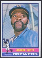 1976 Topps Baseball Card #15 George Scott Milwaukee Brewers EX-MT+ *be