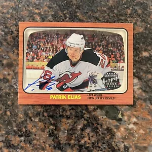 2002 TOPPS HERITAGE PATRIK ELIAS #RO-PE CERTIFIED AUTOGRAPH ISSUE AUTO - Picture 1 of 3