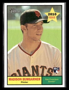 2010 Topps Heritage #161 Madison Bumgarner - Picture 1 of 2
