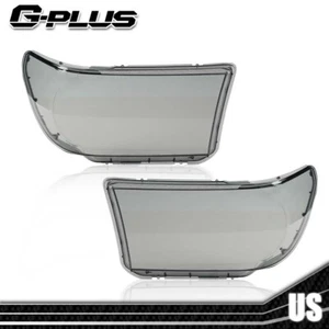 Headlight Replacement Lens Smoke Fit For 2007-2013 Toyota Tundra 08-17 Sequoia - Picture 1 of 9