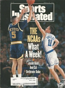 DUKE BLUE DEVILS BOBBY HURLEY CAL BEARS JASON KIDD 1993 SPORTS ILLUSTRATED - Picture 1 of 1