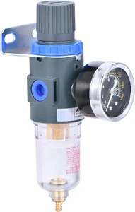 1/4"NPT Air Filter Pressure Regulator, Water-Trap Air Tool Compressor Filter wit - Picture 1 of 12