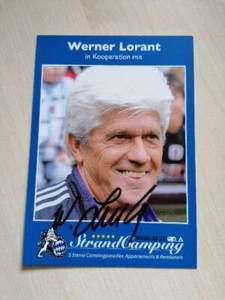 WERNER LORANT - TRAINERLEGENDE - ORIG. KARTA Z AUTOGRAFEM - PODPISANA - Zdjęcie 1 z 1