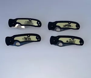 Set of 4 Rite Edge Wildlife Handle Artwork Deer, Fish, Eagle, Wolf FREE SHIPPING - Picture 1 of 7