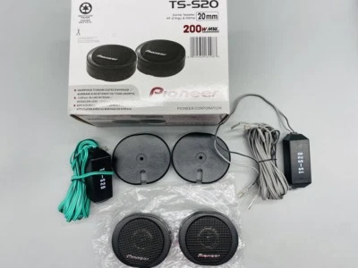 1 Par de Altavoces Tweeter Domo Componente Audio Coche Pioneer TS-S20 3/4" 200W Foto 1 de 4