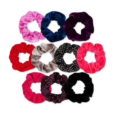 Juego de pelo de 10 piezas confeti - Terciopelo y lunares crujientes, juego de regalo, CF85741 Foto 1 de 2