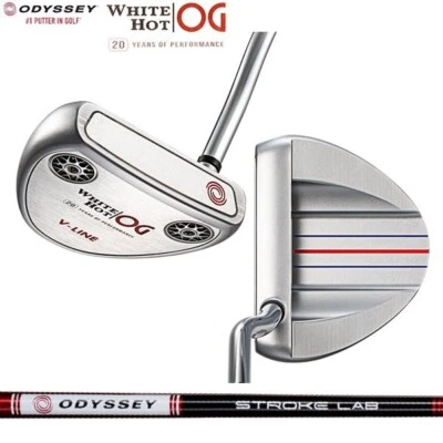 ODYSSEY White Hot OG V-Line Putter  STROKE LAB  34ich with HC  japanmodel - Image 1 of 4
