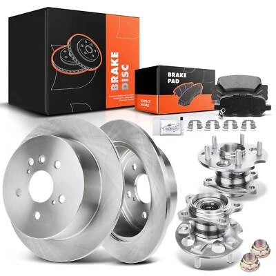Ротор дискового тормоза и тормозная колодка + подшипник ступицы колеса для Toyota Venza 2009-2016 задние - Изображение 1 из 4