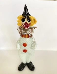 Vintage Mid Century Art Glass Murano Clown 16" - Picture 1 of 6