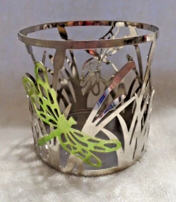 Sonoma Dragon Fly Garden vela de metal plateado / soporte potpouri Foto 1 de 4