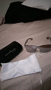 Amaloma Silver/Grey Mirror Frameless Sunglasses New - Picture 1 of 5