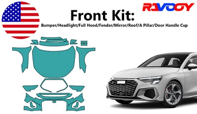 For Audi S3 2022-2024 Front Paint Protection Film PreCut Kit PPF - Image 1 of 4
