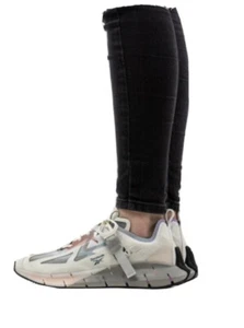 Unisex Reebok Zig Kinetica Type 1 Sneakers, USA 7.5, Sandstone/White/Rosedust - Picture 1 of 12